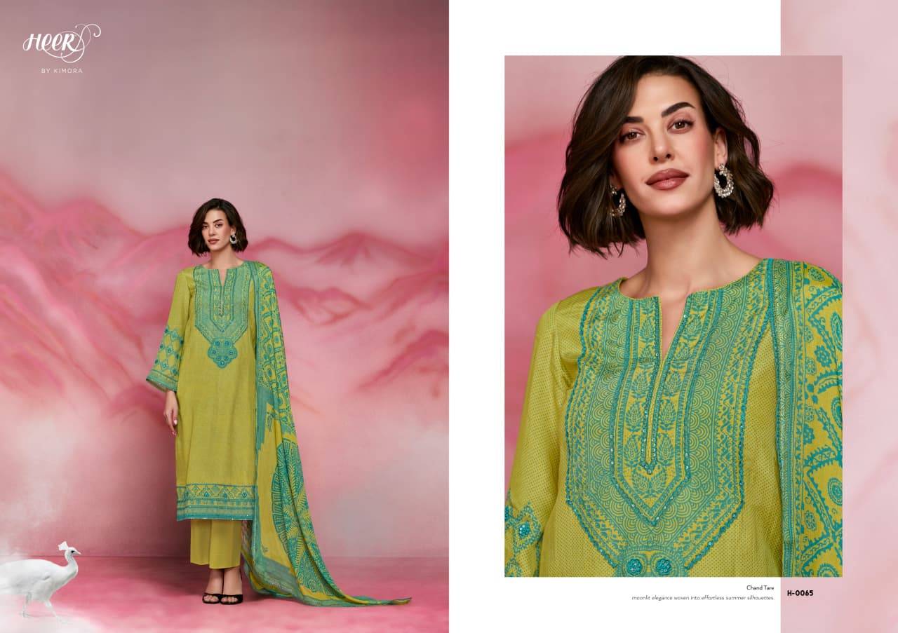Chand Tare By Kimora Fashion 061 TO 066 series Beautiful Festive Suits Stylish PURE Muslin Dresses At Wholesale Price